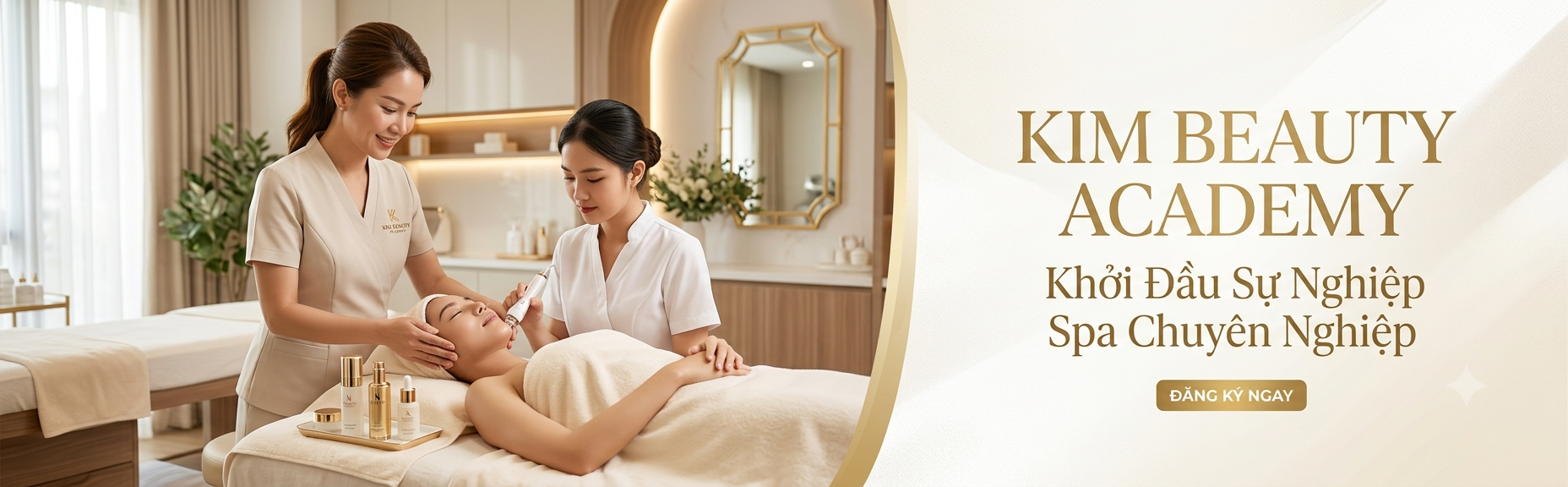 Kim Beauty Academy - Khởi đầu sự nghiệp Spa chuyên nghiệp